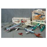 7 Assorted Toy Airplanes