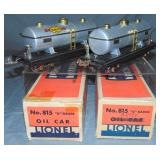 2 Different Boxed Lionel 815 Tank Cars
