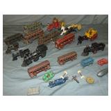 Large Group Of Cast Iron Vehicles
