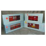 4 REA ATSF Freight Cars