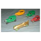5 Early TootsieToy Vehicles