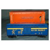 UNRUN Boxed Lionel 6464-825 Alaska Boxcar