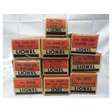 EMPTY Lionel Postwar Freight Car Boxes