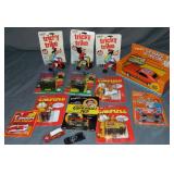 Assorted Character Vehicles and Toys