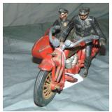 Large Hubley Indian Police Motorcycle