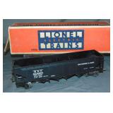 Clean Boxed Lionel 2956 B&O Semi-Scale Hopper