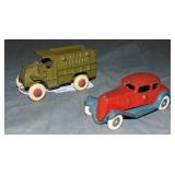 2 Hubley Cast Iron Vehicles