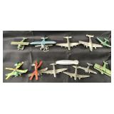 11Pc ToostsieToy Airplane Lot