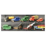 9Pc Early TootsieToy Vehicle Lot
