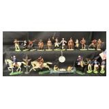 Nice Assortment Elastolin Plastic Figures