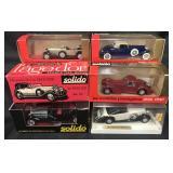5 Boxed Solido Vehicles