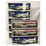 8 Vintage Hess Trucks