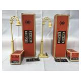 2 LN Boxed Lionel 58 Lampposts