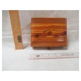 Vintage "DEAR DIARY CEDAR WOOD BOX"