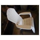 (White) Stackable Resin Adirondack Chair