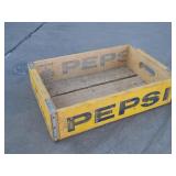 Vintage Wooden  "Pepsi Cola Crate" / 05-1965