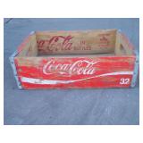 Vintage Wooden  "Coca Cola Crate" / 11-1975