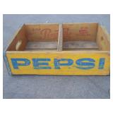 Vintage Wooden  "Pepsi Cola Crate" / 3-1976