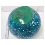 Round Glass Accent Deco Piece