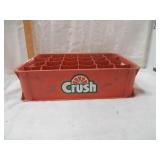 Vintage Plastic Crate "Orange Crush