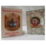 (2) Vintage Campbell Kids Ornaments