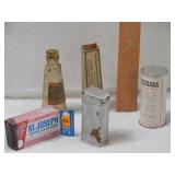 (4) Vintage Misc Tins & Bottles