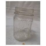 VINTAGE "JUMBO BRAND PEANUT BUTTER EMBOSSED JAR"
