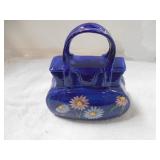 Ceramic - Deco Purse Jar w/ Lid (9x5x10)