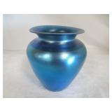 STEUBEN VASE " Beautiful Blue Color"