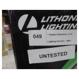 Lithonia Lighting 2 ft. Black Indoor LED