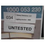 Hampton Bay 120-Watt Equivalent Brushed Nickel
