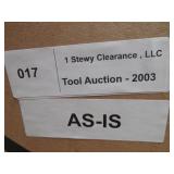 Miscellaneous Box Lot  (TOOLS) - AS IS