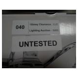 Hampton Bay 3-Light Chrome