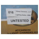 Hampton Bay Atchison 3-Light Oil-Rubbed Bronze
