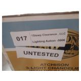 Hampton Bay Atchison 3-Light Oil-Rubbed Bronze