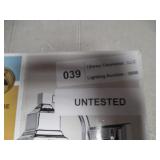 Hampton Bay 1-Light Chrome Bath Light-