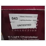Home Decorators Collecton 6-Light Chrome Crystal C