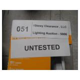 Commercial Electric 5 in. White LED Recessed Gimba