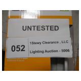 Commercial Electric 5 in. White LED Recessed Gimba