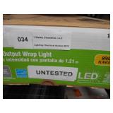 Commercial Electric 4 ft. White LED High Output