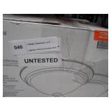 Commercial Electric 13 in. 2-Light Brushed Nickel