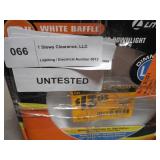 (2) Lithonia Lighting 6 in. White Recessed LED Hig