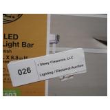 Hampton Bay 4-Light Pewter Integrated LED