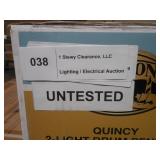 Hampton Bay Quincy 2-Light Oil-Rubbed Bronze