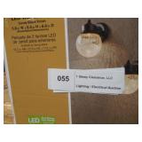 Hampton Bay Sandy Black Outdoor LED