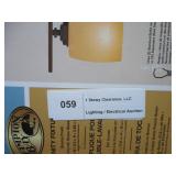 Hampton Bay 2-Light Bronze Vanity Light