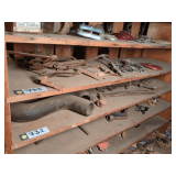 Shelf of Vintage Car Parts