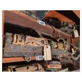 Shelf of Vintage Car Parts