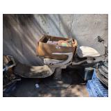 Vintage Dentist Chair, Grinder Pads, and Engine Parts