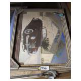Framed 1940 Ford Deluxe